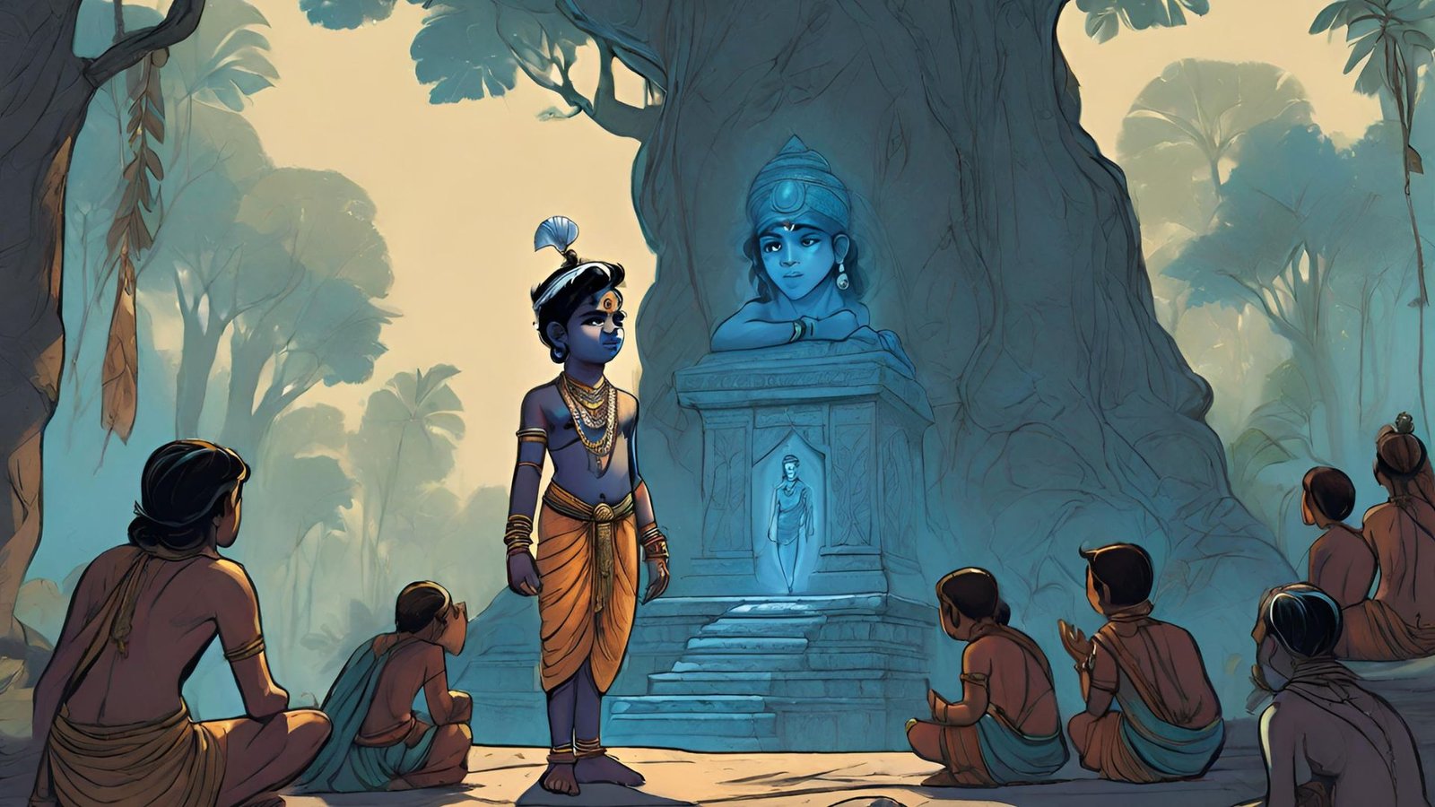 Krishna and the Lost Manuscripts - A Tale of Lord Krishna